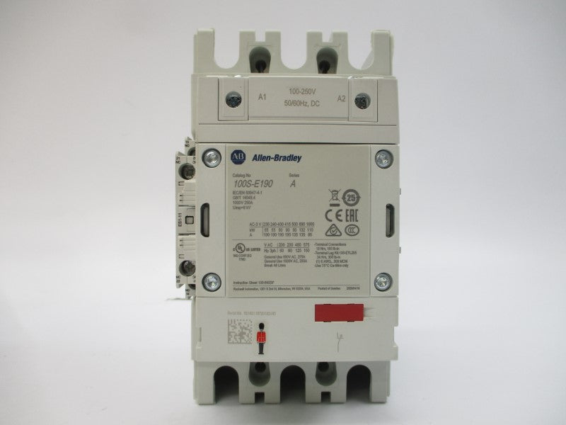 ALLEN BRADLEY 100S-E190KD12C SER. A 100-250VAC/DC 250A (BR/WH) NSMP