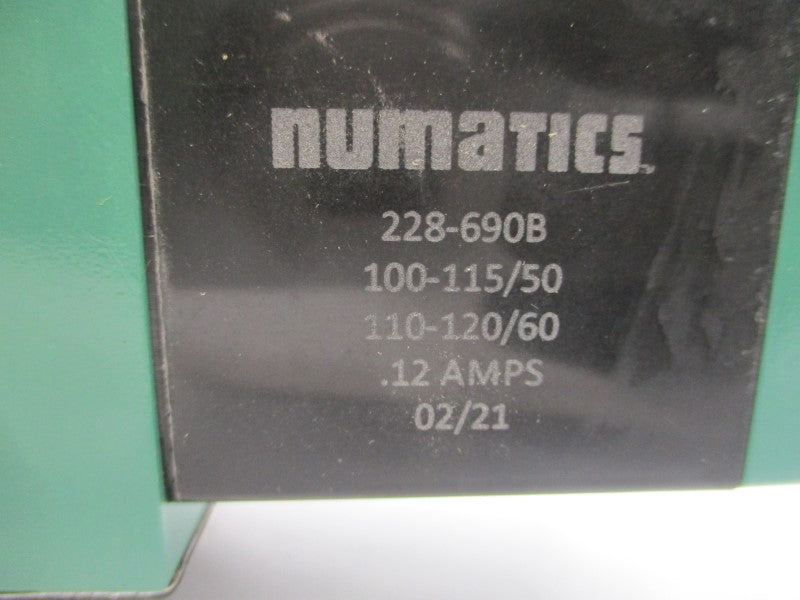 NUMATICS 252SS400K000030 110-120V .12A 150PSI NSNP