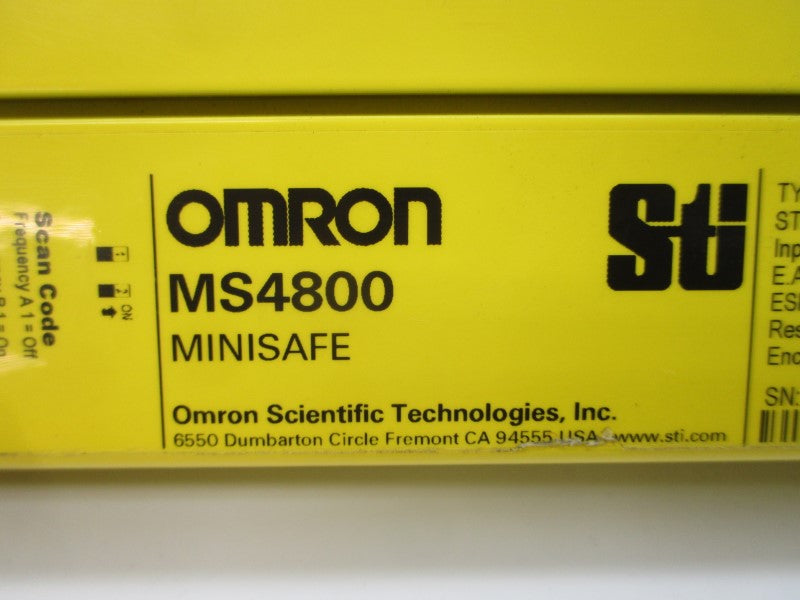 OMRON MS4800S-30-0760-X 24VDC NSNP