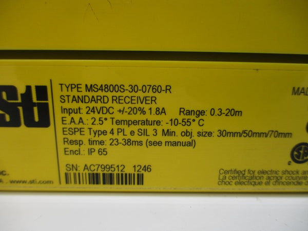 OMRON MS4800S-30-0760-R 24VDC NSNP
