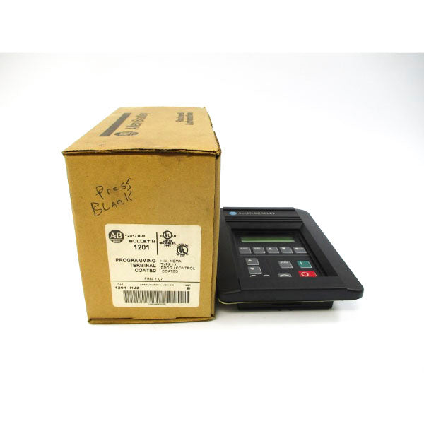 ALLEN BRADLEY 1201-HJ2 SER. B F/W 1.07 12VDC 0.110A NSMP