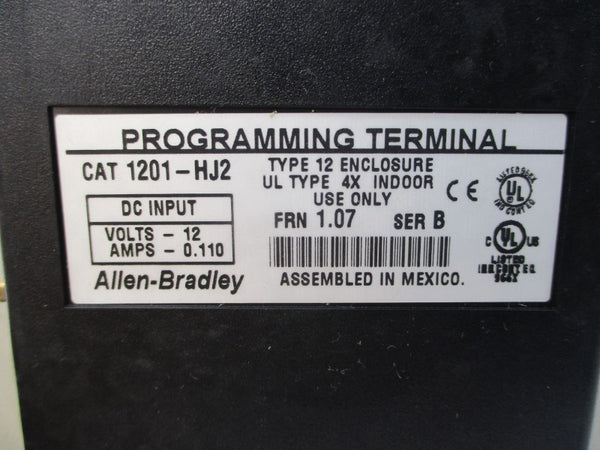 ALLEN BRADLEY 1201-HJ2 SER. B F/W 1.07 12VDC 0.110A NSMP