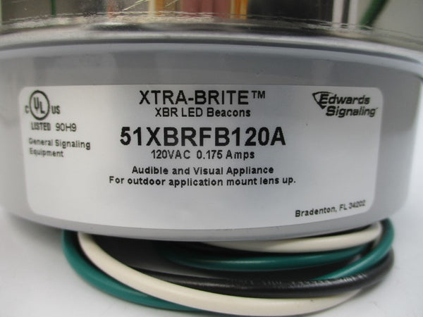 EDWARDS SIGNALING 51XBRFB120A 120VAC 0.175A NSMP