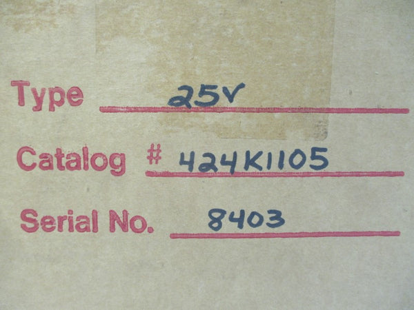 ABB 424K1105 25V 120V 10S NSMP