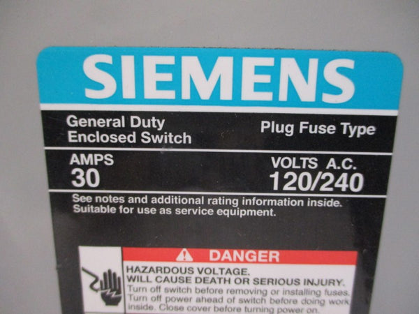 SIEMENS LF211N 120/240VAC 30A NSNP