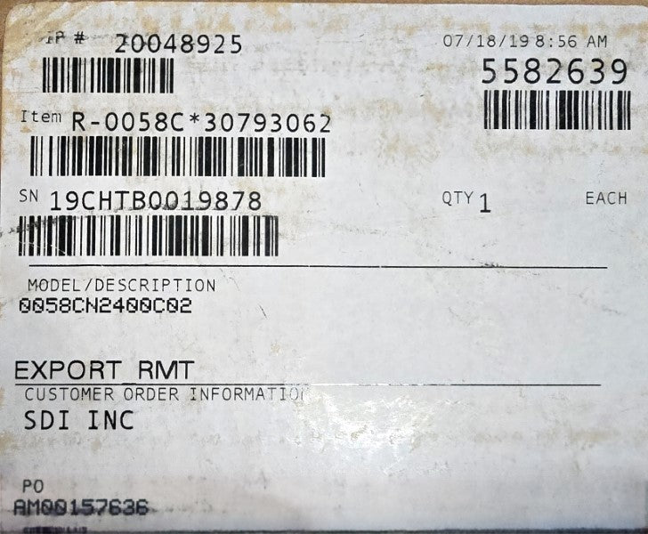 ROSEMOUNT 0058CN2400C02 NSMP