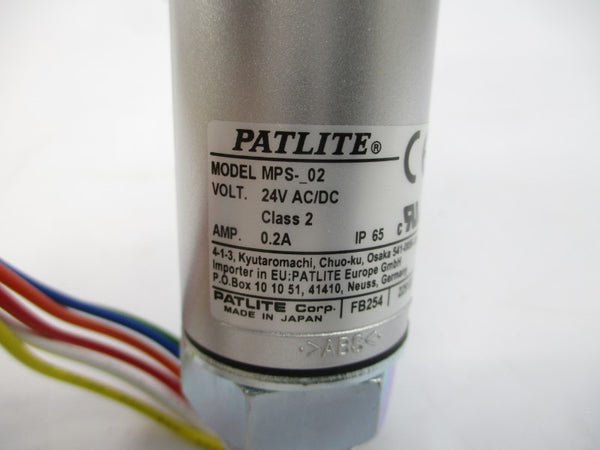 PATLITE MPS-402-RYGB+FB254 24VAC/DC 0.2A NSMP