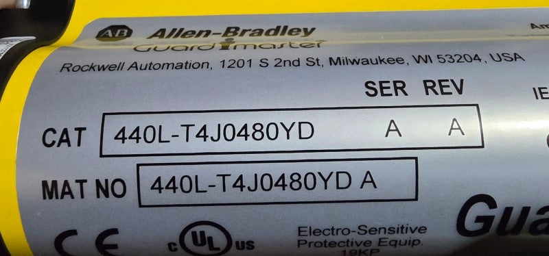 ALLEN BRADLEY 440L-T4J0480YD SER. A 24VDC REV. A NSMP