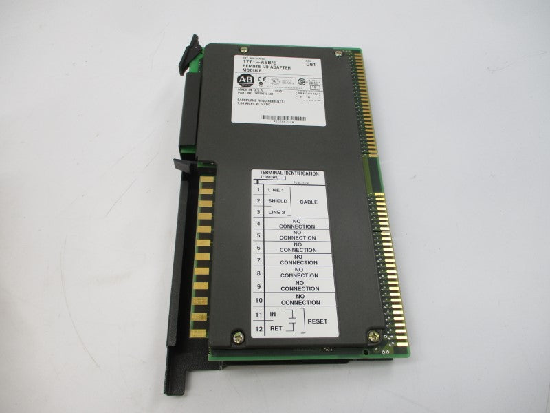 ALLEN BRADLEY 1771-ASB SER. E F/W H 5VDC 1.00A REV. D01 NSMP