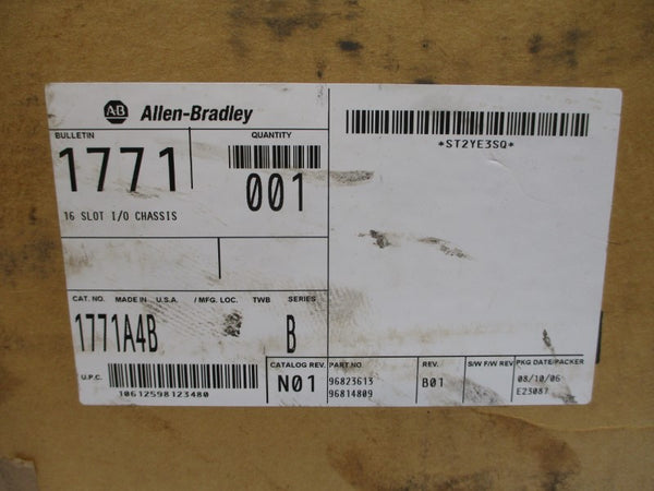 ALLEN BRADLEY 1771-A4B SER. B 5.25VDC 24A REV. N01 NSMP