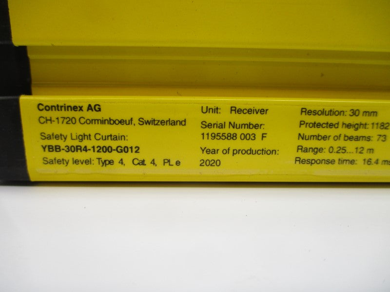 CONTRINEX YBB-30R4-1200-G012 24VDC NSMP