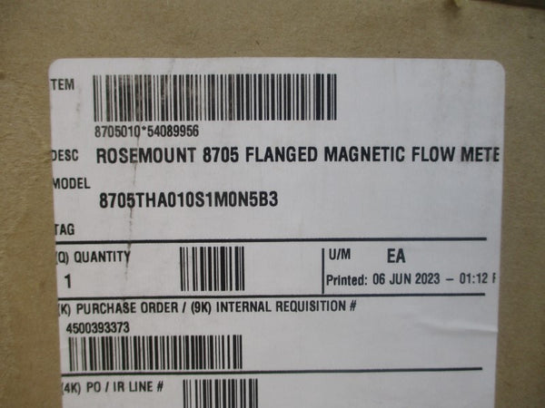 ROSEMOUNT 8705THA010S1M0N5B3 40V 275PSI NSMP