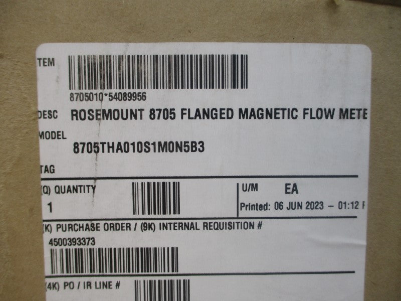 ROSEMOUNT 8705THA010S1M0N5B3 40V 275PSI NSMP