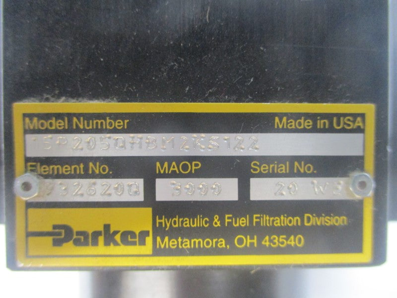 PARKER 15P205QHBM2KS122 9326200 NSNP