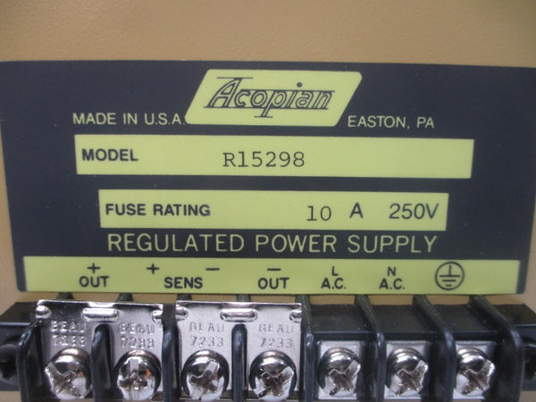 ACOPIAN R15298 250V 10A NSNP