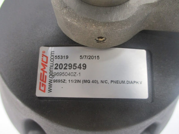 GEMU 2029549 9695040Z-1 SRP981 90PSI 1-1/2" NSNP