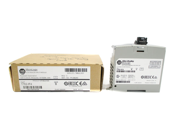 ALLEN BRADLEY 1762-IF4 SER. B F/W 1.1 24VDC 0.05A NSMP