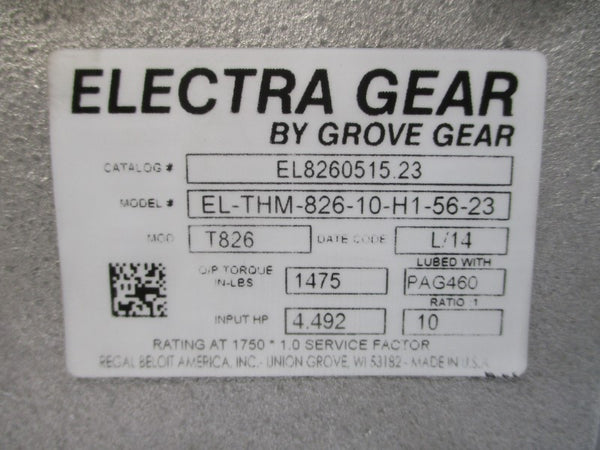 ELECTRA GEAR EL8260515.23 EL-THM-826-10-H1-56-23 NSMP