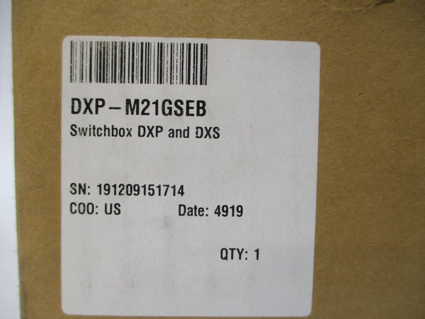 EMERSON TOPWORX DXP-M21GSEB 125/250VAC 15A NSMP