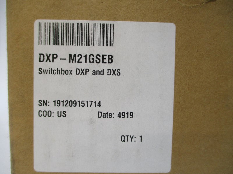 EMERSON TOPWORX DXP-M21GSEB 125/250VAC 15A NSMP
