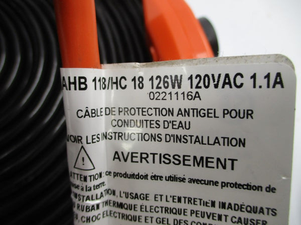 EASYHEAT AHB118 120VAC 1.1A 15-19FT NSMP