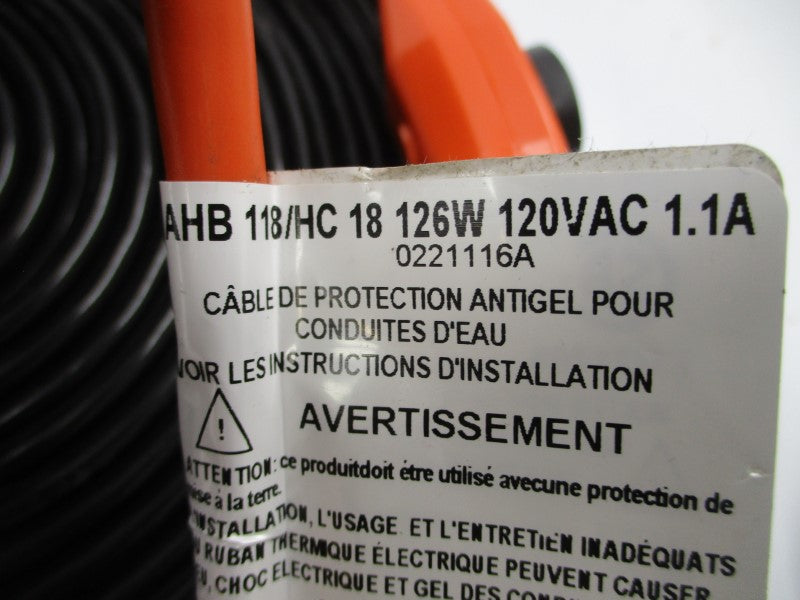 EASYHEAT AHB118 120VAC 1.1A 15-19FT NSMP