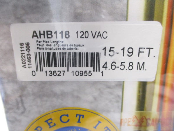 EASYHEAT AHB118 120VAC 1.1A 15-19FT NSMP