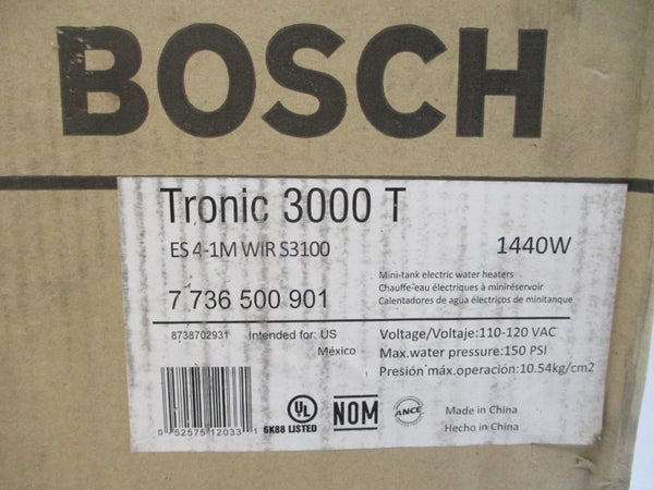 BOSCH ES4-1MWIRS3100 7736500901 120VAC 150PSI NSMP