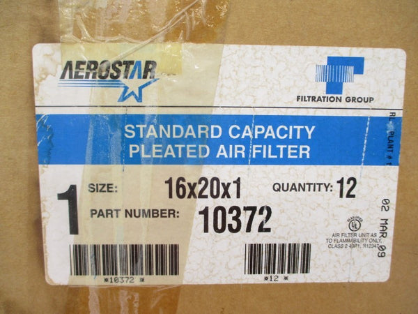 AEROSTAR 10372 16X20X1" (PKG OF 12) NSMP