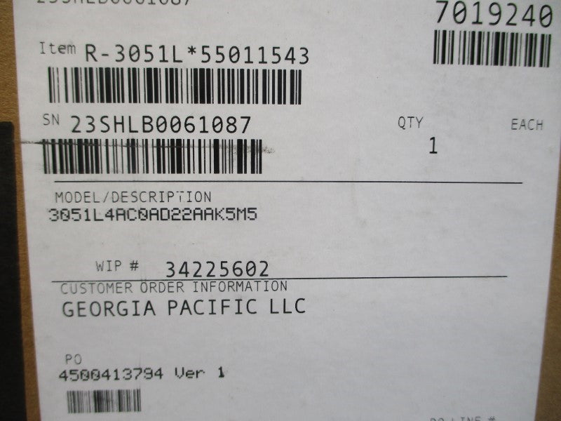 ROSEMOUNT 3051L4AC0AD22AAK5M5 10.5-30V 285PSI NSMP