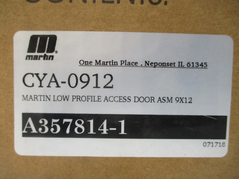 MARTIN CYA-0912 NSFS