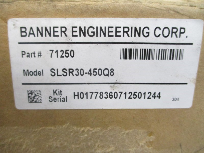 BANNER ENGINEERING SLSR30-450Q8 71250 24VDC NSMP
