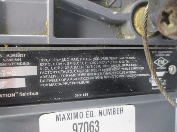 BAUMANN FISHER 05PL 612WCG DVC5010F 9-32VDC 2" UNMP