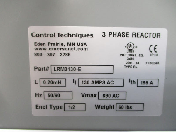 CONTROL TECHNIQUES LRM0130-E 690VAC 195A NSMP
