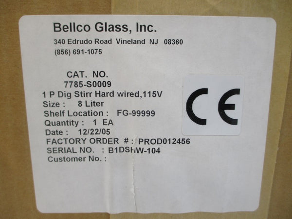 BELLCO GLASS 7785-S0009 24VDC 1A NSMP