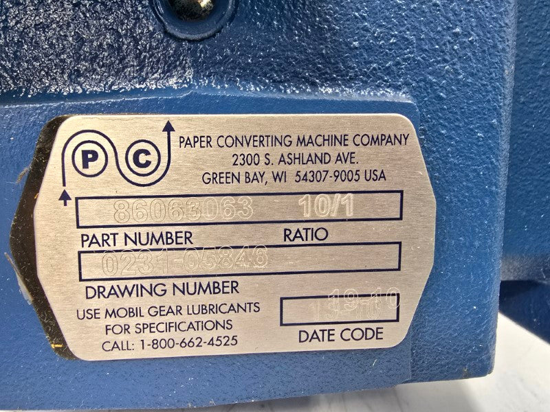PAPER CONVERTING MACHINE 86063063 0231-05846 NSNP