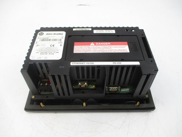 ALLEN BRADLEY 2711-K5A20 SER. H F/W 4.41 100-240VAC 0.25-0.15A REV. B (AS IS) NSNP