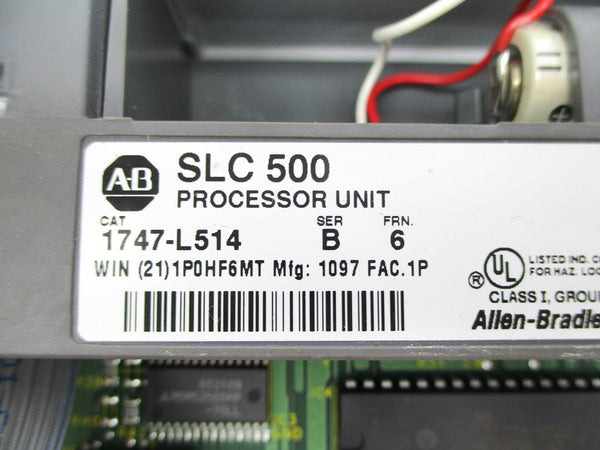 ALLEN BRADLEY 1747-L514 SER. B F/W 6 UNMP