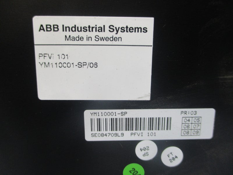 ABB PFVI101 YM110001-SP/06 NSNP