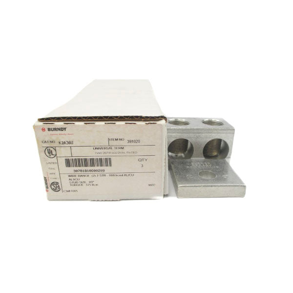 BURNDY K2A36U (PKG OF 3) NSMP