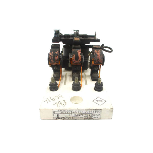 HUBBELL INDUSTRIAL CONTROLS 5210 59313104 115V 25A UNMP