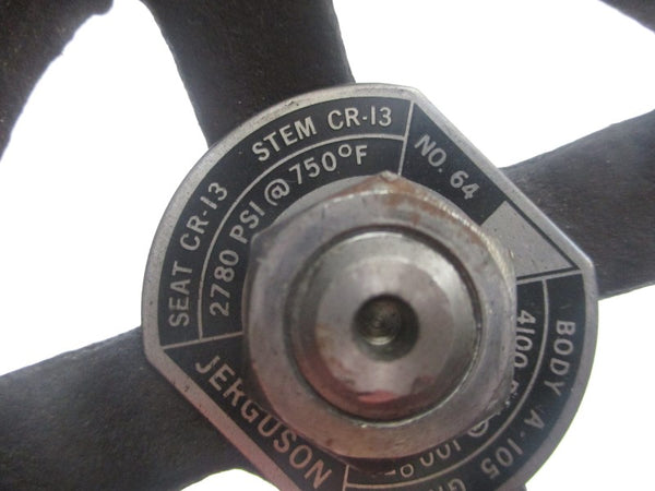 JERGUSON 64 A-105 2780/4100PSI UNMP