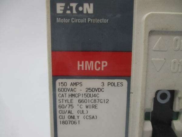 EATON HMCP150U4C 6601C87G12 600VAC 150A NSNP