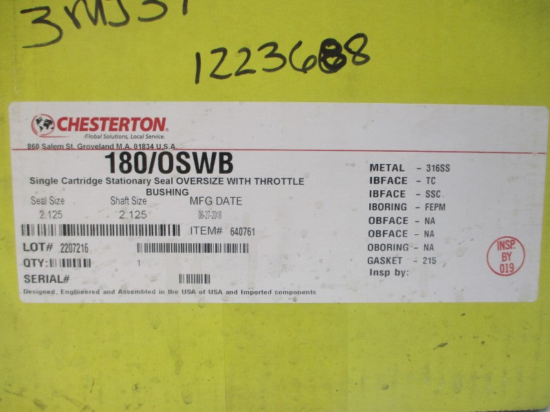 CHESTERTON 180-OSWB 2.125" NSMP