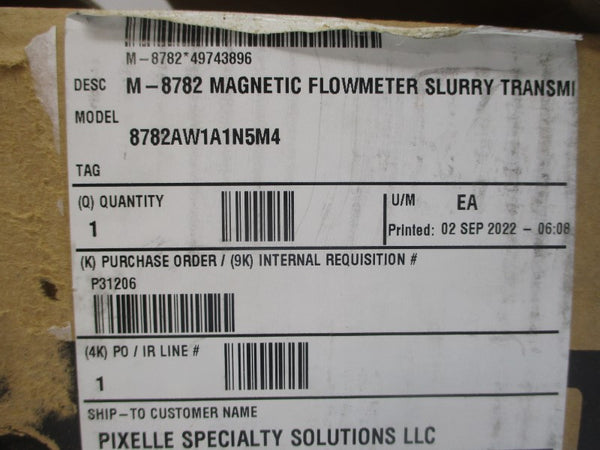 ROSEMOUNT 8782AW1A1N5M4 90-250VAC 2.0A NSMP