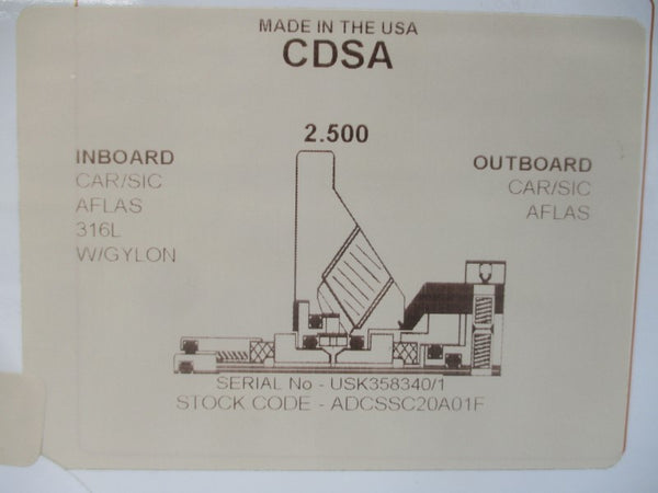 AES SEAL ADCSSC20A01F 2.500" NSMP
