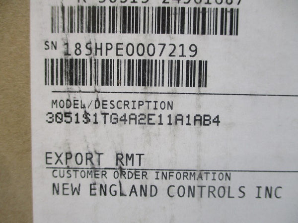ROSEMOUNT 3051S1TG4A2E11A1AB4 10.5-42.4VDC 4000PSI NSMP