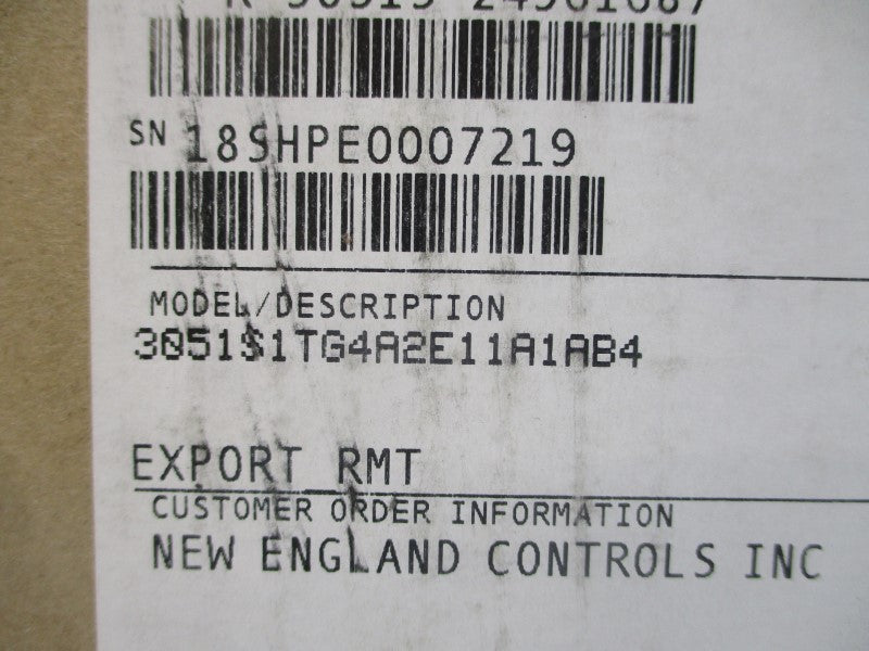 ROSEMOUNT 3051S1TG4A2E11A1AB4 10.5-42.4VDC 4000PSI NSMP