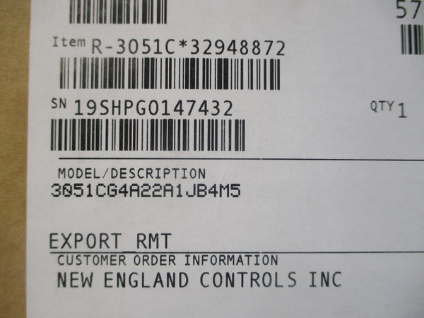 ROSEMOUNT 3051CG4A22A1JB4M5 10.5-42.4VDC 300PSI NSMP