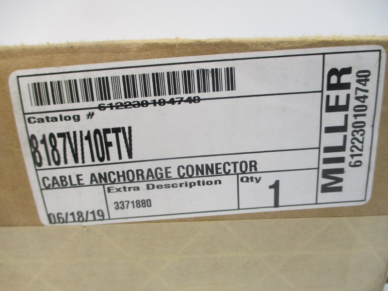 HONEYWELL MILLER 8187V/10FTV 3" NSMP